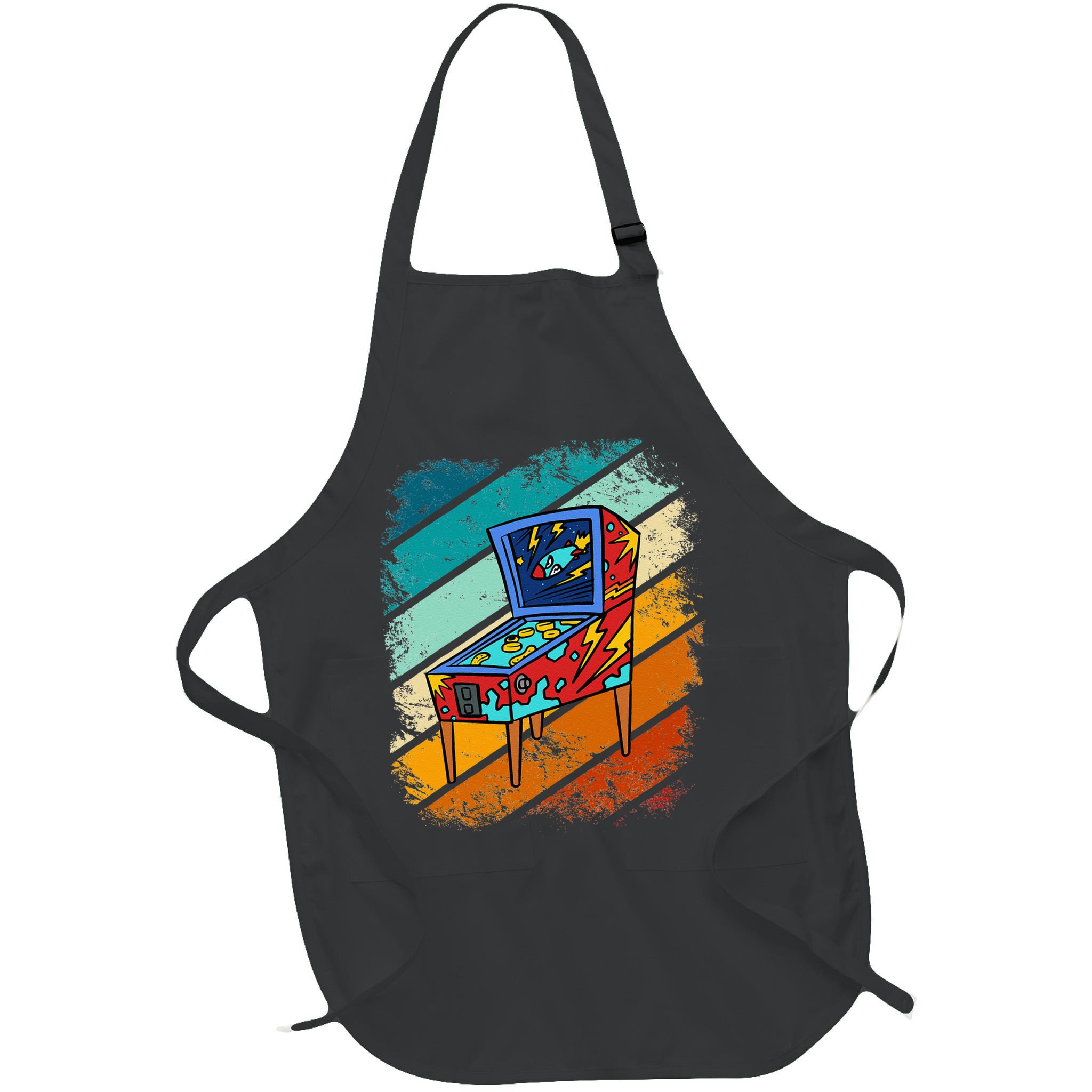 Pinball Gamer Retro Classic Arcade Machine Pin Ball Apron