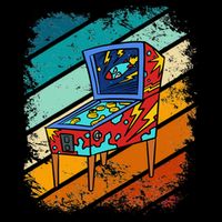 Pinball Gamer Retro Classic Arcade Machine Pin Ball Apron