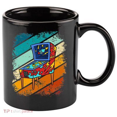 Pinball Gamer Retro Classic Arcade Machine Pin Ball 11oz C Handle Ceramic Mug