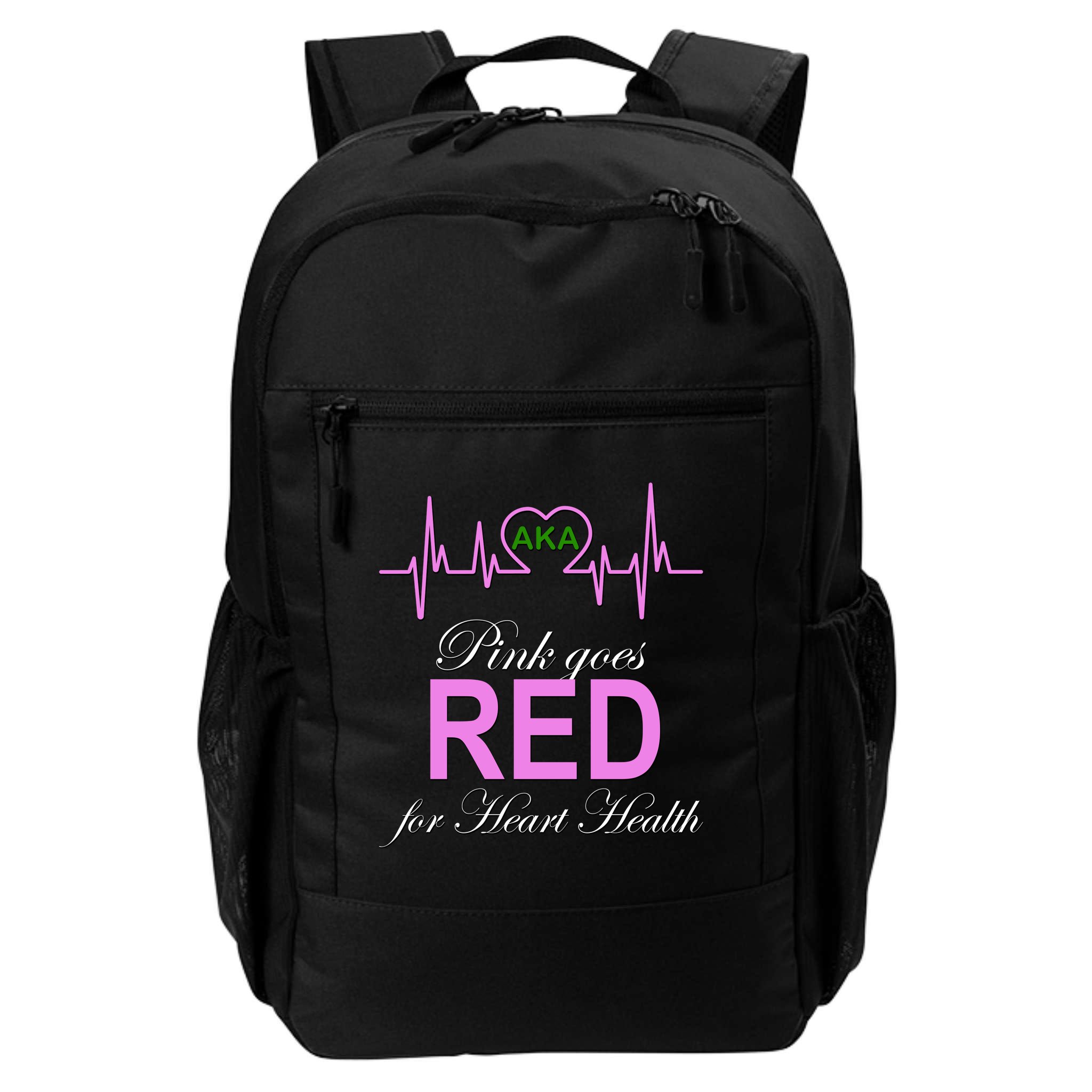 Pink Goes Red For Heart Health Backpack