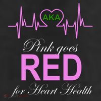 Pink Goes Red For Heart Health 11oz C Handle Ceramic Mug
