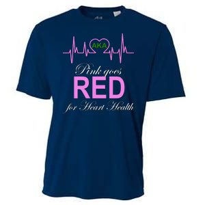 Pink Goes Red For Heart Health Cooling Performance Crew T-Shirt