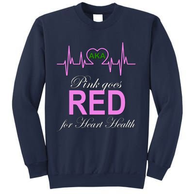 Pink Goes Red For Heart Health Sweatshirt