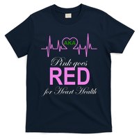Pink Goes Red For Heart Health T-Shirt