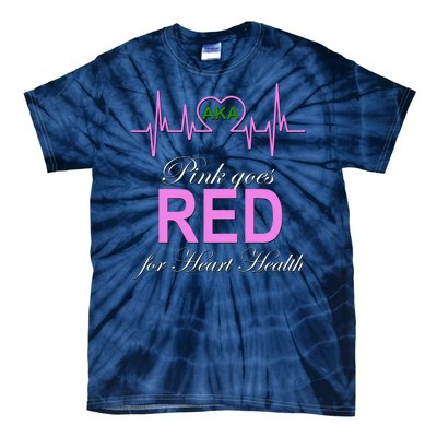 Pink Goes Red For Heart Health Tie-Dye T-Shirt