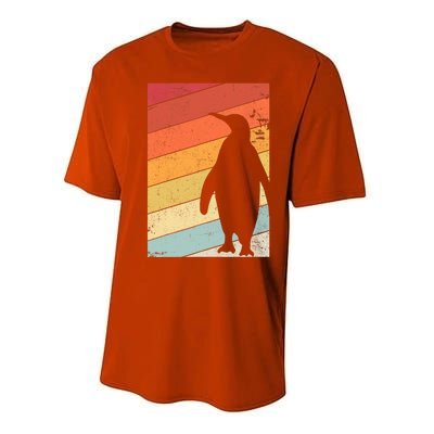 Penguin Gift Retro Style Gift Performance Sprint T-Shirt