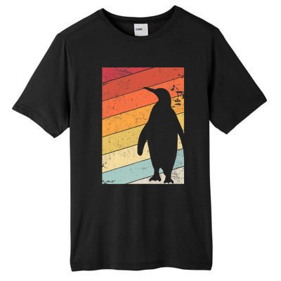 Penguin Gift Retro Style Gift Tall Fusion ChromaSoft Performance T-Shirt