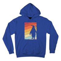 Penguin Gift Retro Style Gift Hoodie