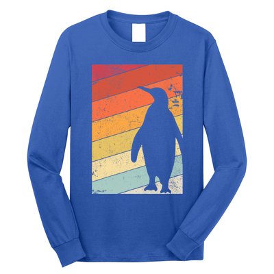 Penguin Gift Retro Style Gift Long Sleeve Shirt