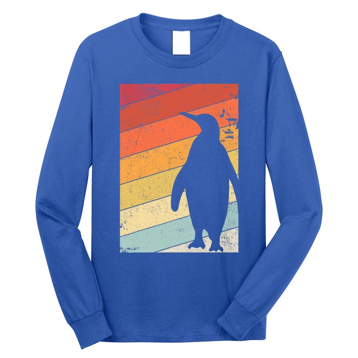 Penguin Gift Retro Style Gift Long Sleeve Shirt