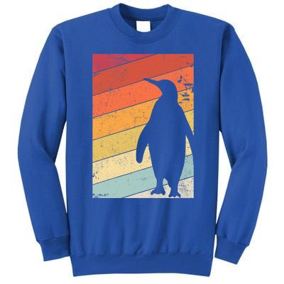 Penguin Gift Retro Style Gift Tall Sweatshirt