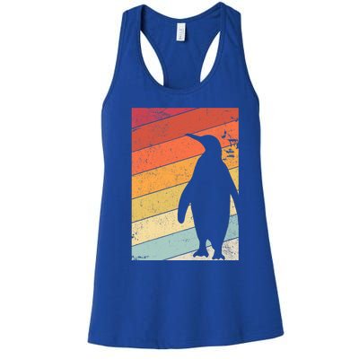 Penguin Gift Retro Style Gift Women's Racerback Tank