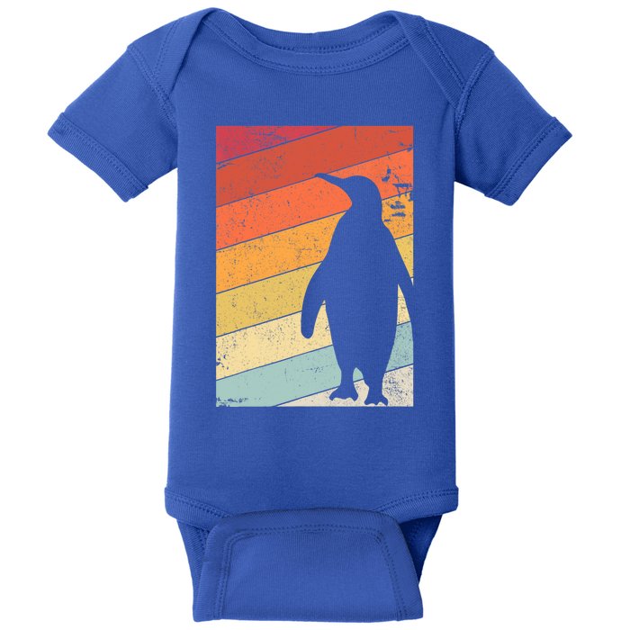 Penguin Gift Retro Style Gift Baby Bodysuit