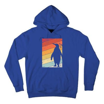 Penguin Gift Retro Style Gift Tall Hoodie