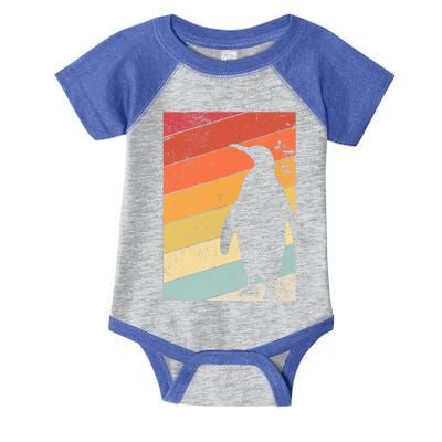 Penguin Gift Retro Style Gift Infant Baby Jersey Bodysuit