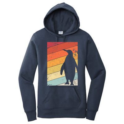 Penguin Gift Retro Style Gift Women's Pullover Hoodie