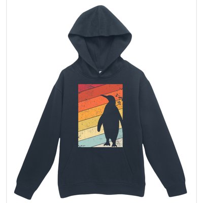 Penguin Gift Retro Style Gift Urban Pullover Hoodie