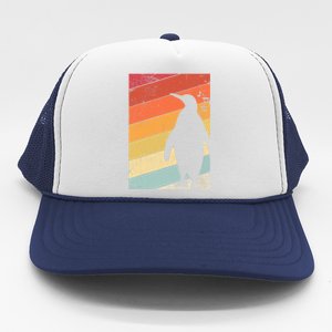 Penguin Gift Retro Style Gift Trucker Hat