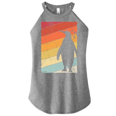 Penguin Gift Retro Style Gift Women's Perfect Tri Rocker Tank