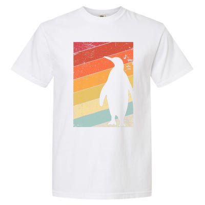 Penguin Gift Retro Style Gift Garment-Dyed Heavyweight T-Shirt