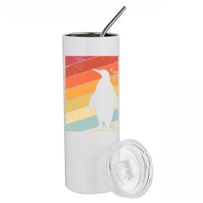 Penguin Gift Retro Style Gift Stainless Steel Tumbler