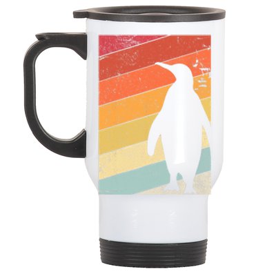 Penguin Gift Retro Style Gift Stainless Steel Travel Mug