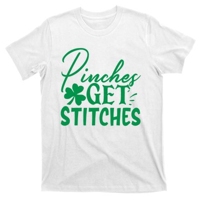 Pinches Get Stitches Funny St. Patrick's Day T-Shirt