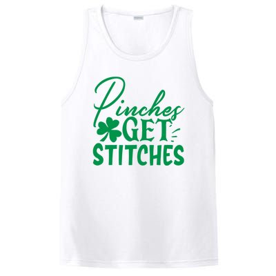 Pinches Get Stitches Funny St. Patrick's Day PosiCharge Competitor Tank