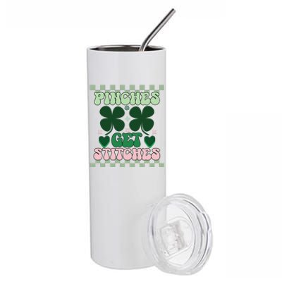 Pinches Get Stitches Stainless Steel Tumbler