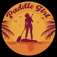 Paddle Girl Sunset Sport Toddler Sweatshirt