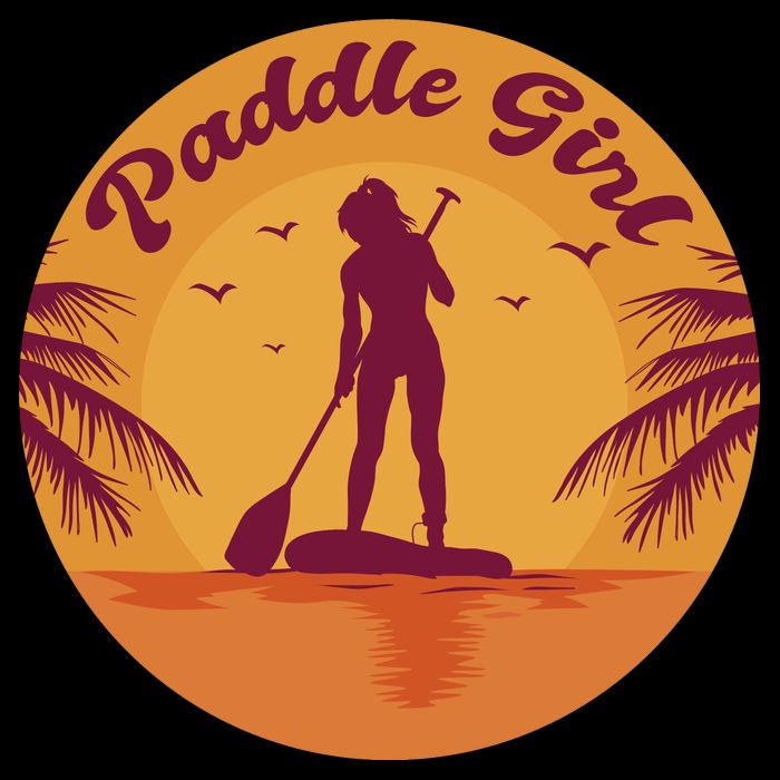 Paddle Girl Sunset Sport Toddler Sweatshirt