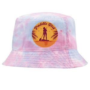 Paddle Girl Sunset Sport Tie-Dyed Bucket Hat