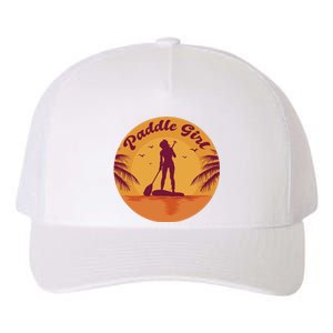 Paddle Girl Sunset Sport Yupoong Adult 5-Panel Trucker Hat