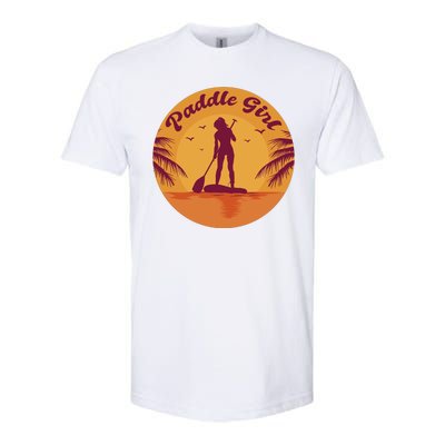 Paddle Girl Sunset Sport Softstyle® CVC T-Shirt