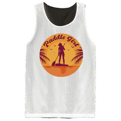 Paddle Girl Sunset Sport Mesh Reversible Basketball Jersey Tank