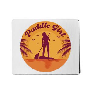 Paddle Girl Sunset Sport Mousepad