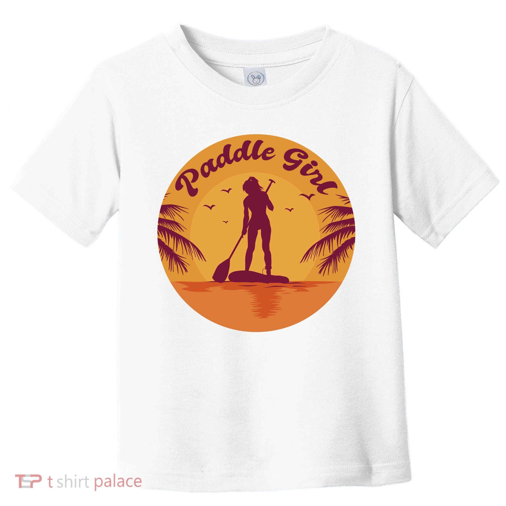 Paddle Girl Sunset Sport Toddler T-Shirt