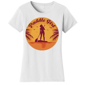 Paddle Girl Sunset Sport Women's T-Shirt