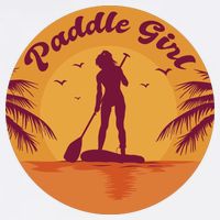 Paddle Girl Sunset Sport Kids T-Shirt