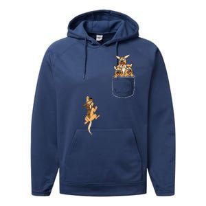 Pocket German Shepherd Performance Fleece Hoodie