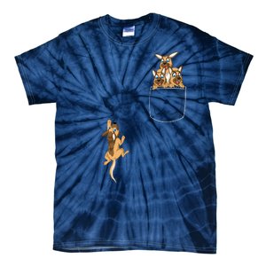 Pocket German Shepherd Tie-Dye T-Shirt