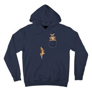 Pocket German Shepherd Tall Hoodie