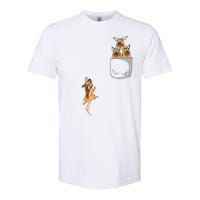 Pocket German Shepherd Softstyle CVC T-Shirt