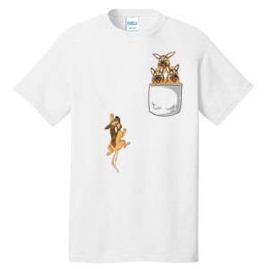 Pocket German Shepherd Tall T-Shirt