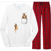 Pocket German Shepherd Long Sleeve Pajama Set