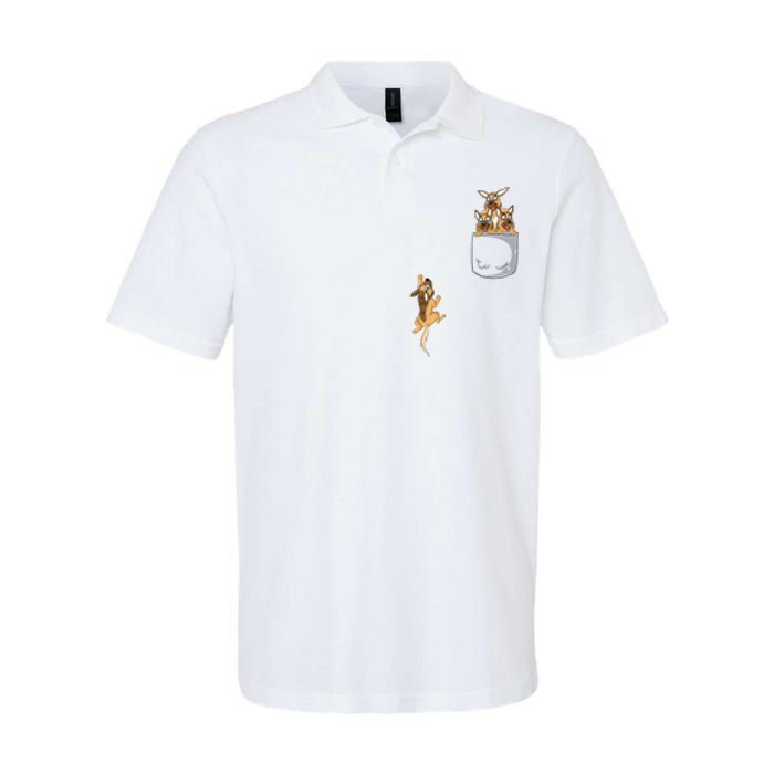 Pocket German Shepherd Softstyle Adult Sport Polo