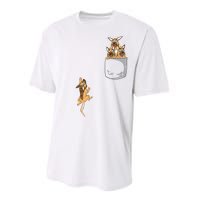 Pocket German Shepherd Performance Sprint T-Shirt