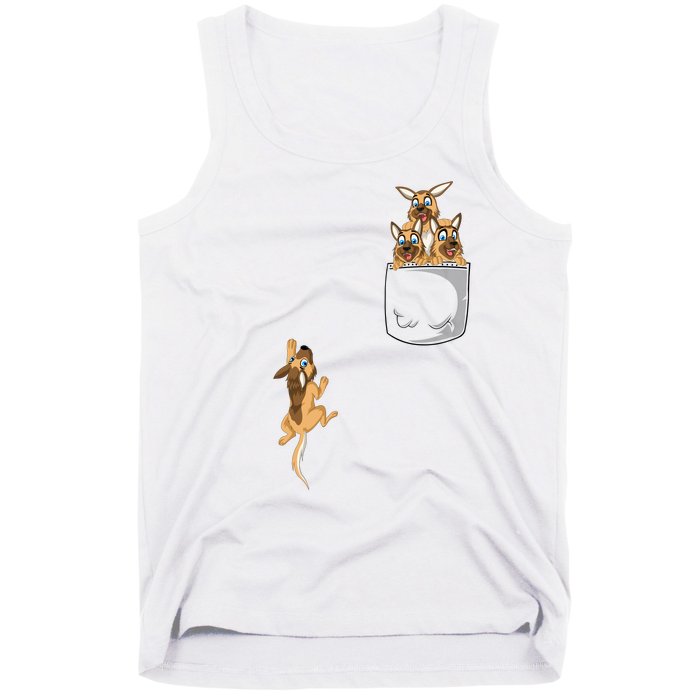 Pocket German Shepherd Tank Top