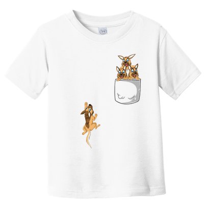 Pocket German Shepherd Toddler T-Shirt