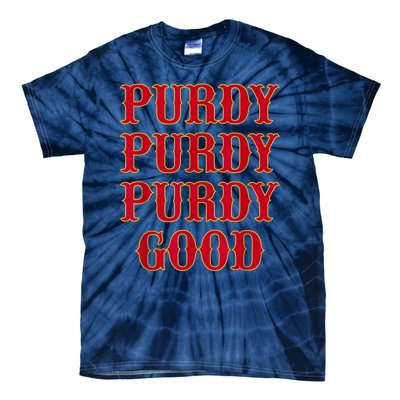 Purdy Good San Francisco Football Playoffs Tie-Dye T-Shirt